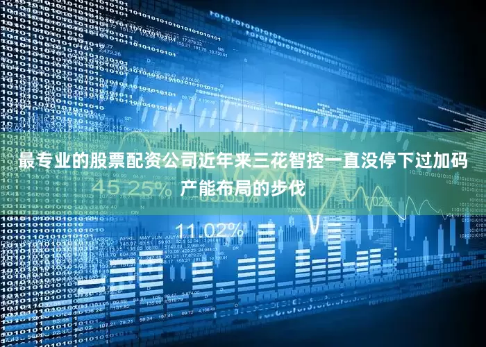 最专业的股票配资公司近年来三花智控一直没停下过加码产能布局的步伐